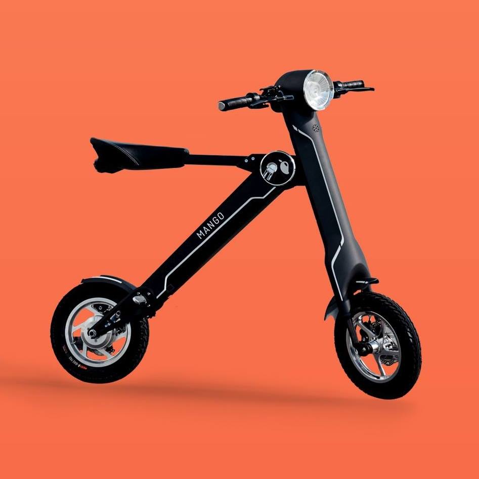 Mango K1  (By Lehe) 300Watt Foldable Electric Scooter  - Black Only